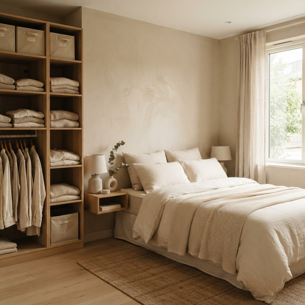 Bedroom storage and organisation