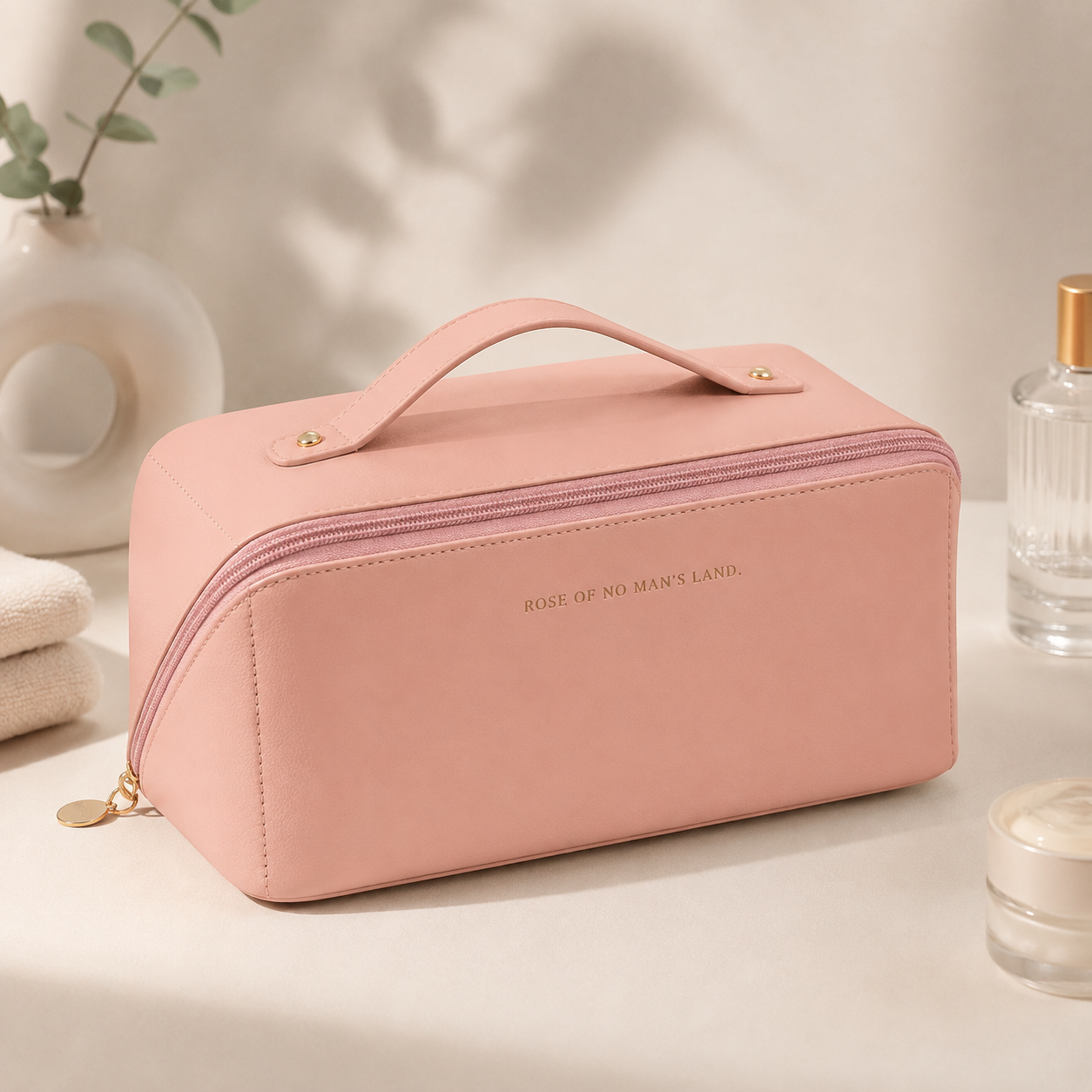 Pink organiser bag