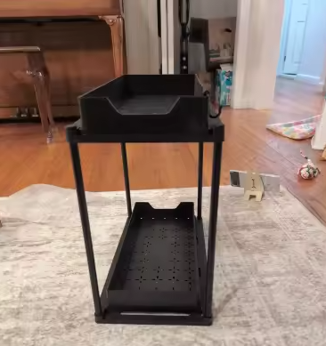 Pull out organiser after unboxing