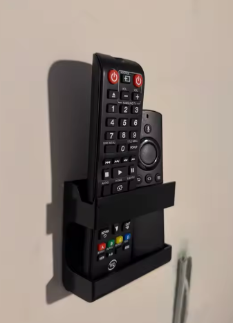 Customer photo of the black wall organiser